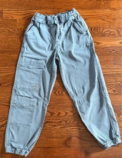 Zara boys cargo pants, size 10, color slate gray
