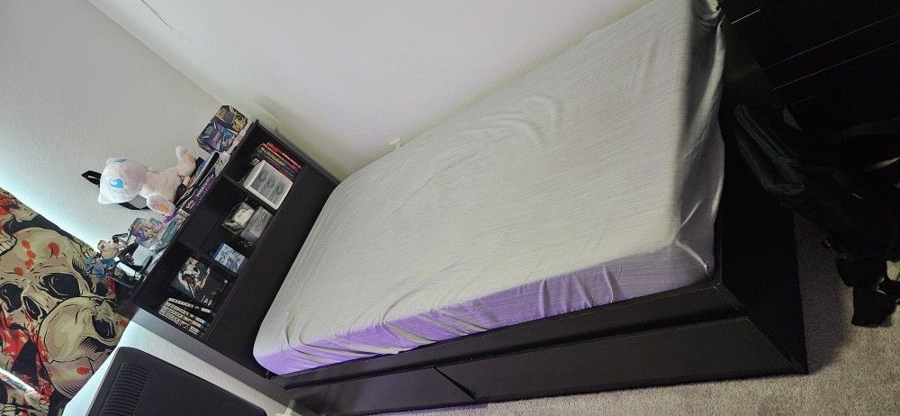Twin Bedframe With Storage