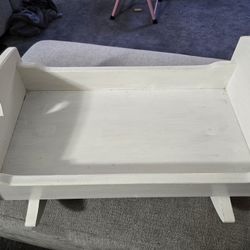 Wooden Doll Cradle