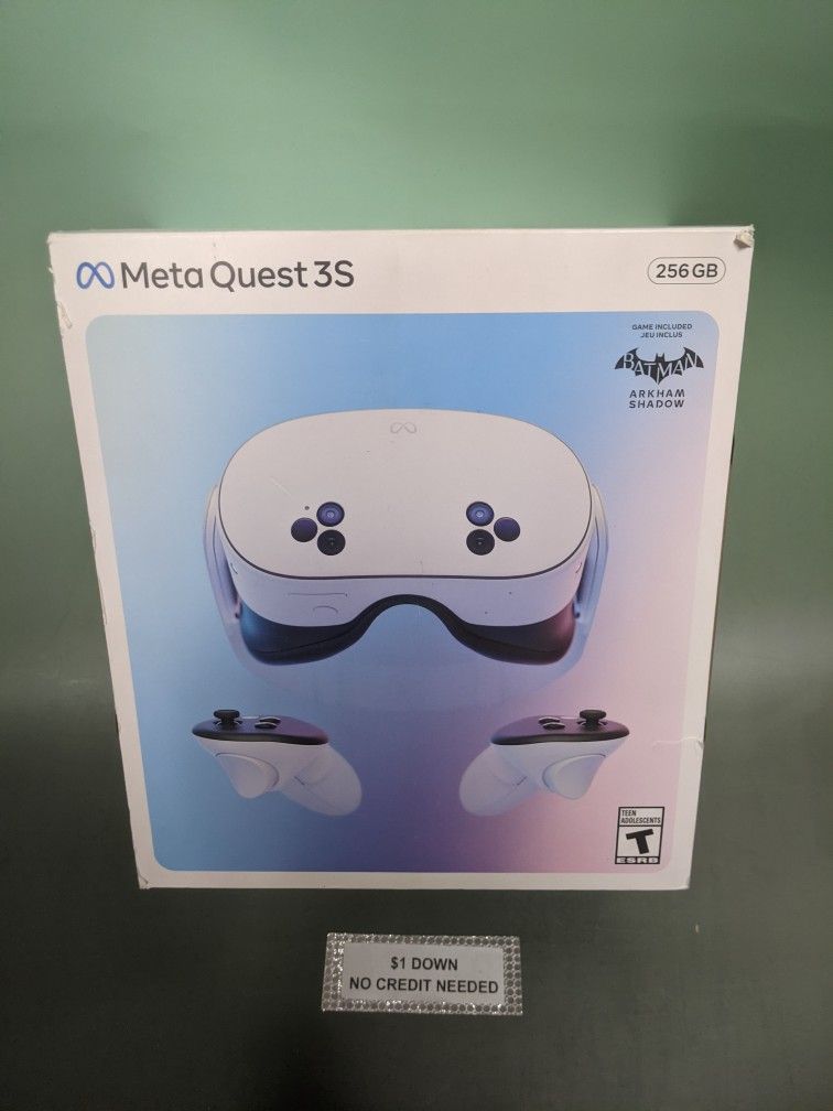BLOWOUT SALE - Meta Quest 3s Brand New 256gb  - 5 Dollars Down No Credit Needed! 