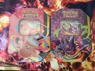 Mega Moonlit Tin [Mega Gengar ex]  &  [Mega Clefable ex]