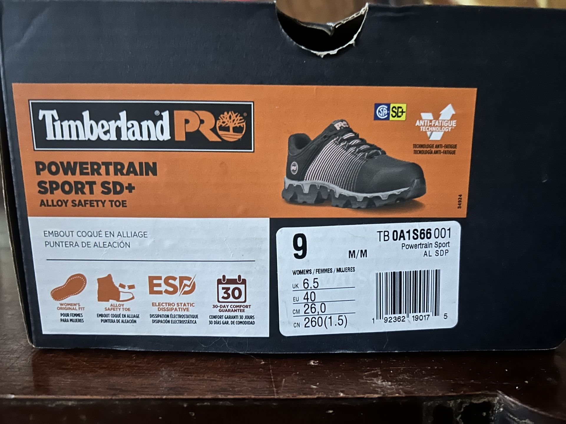 Timberland Pro PowerTrain Sport SD+, Women Size 9