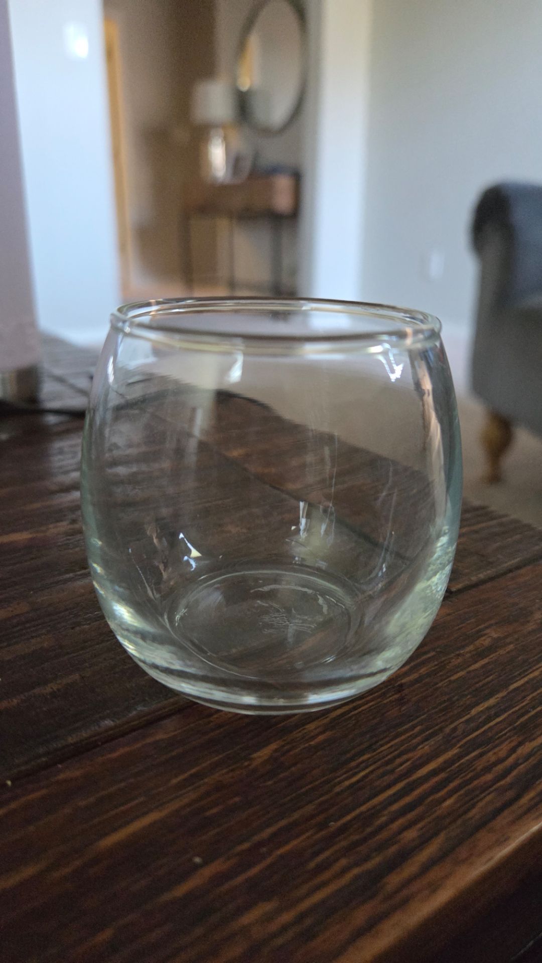 Tea light candle holders (glass)