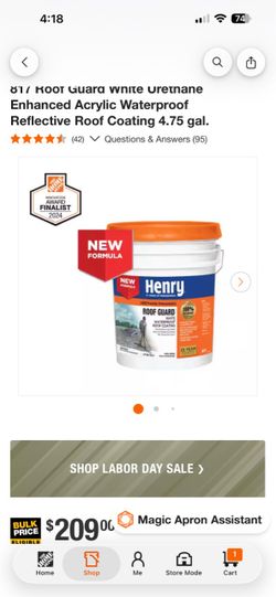 Henry’s roof seal