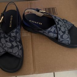 Coach Women Sandals Worn Once 