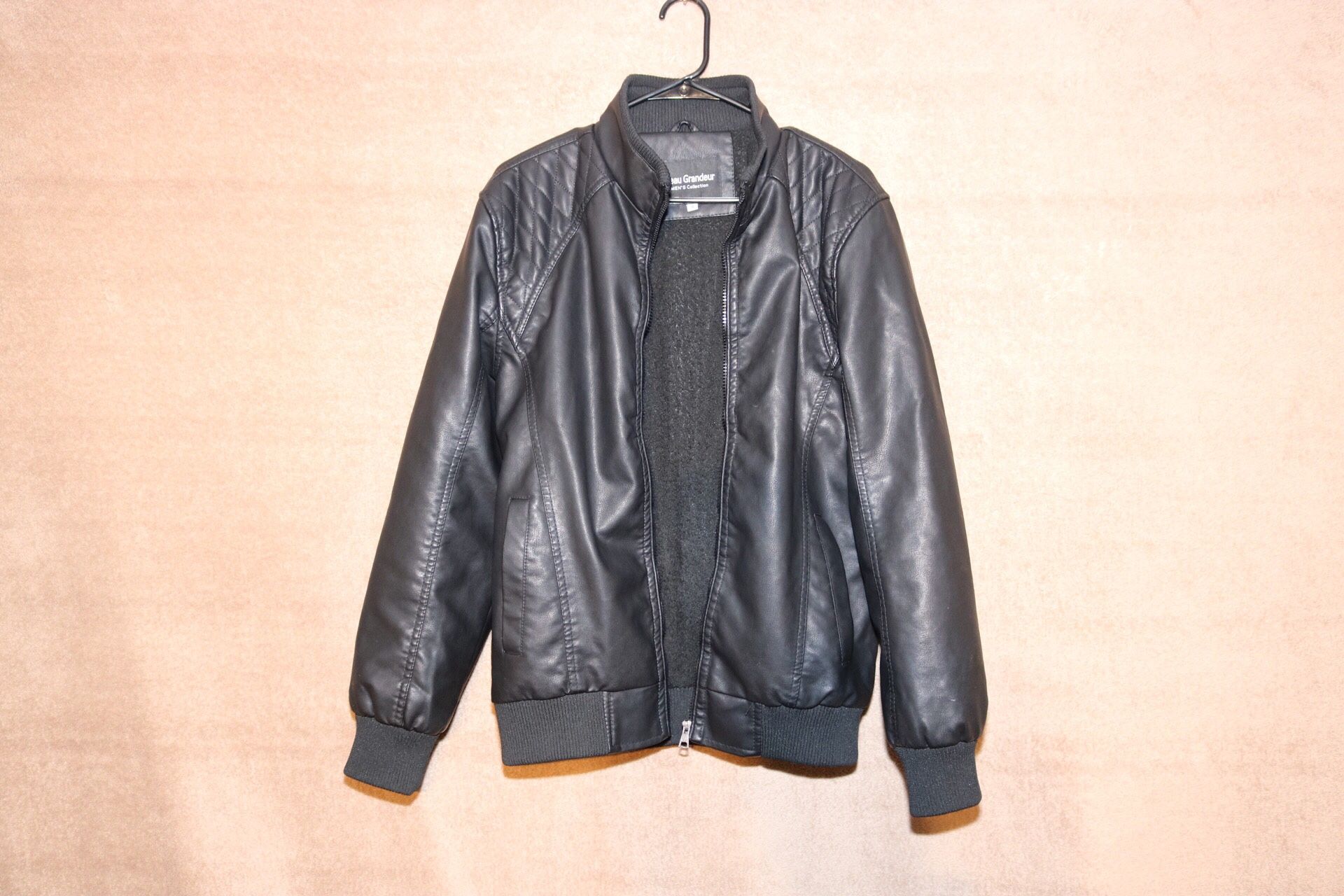 Stylish Faux Leather Jacket