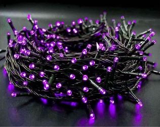 Twinkle Star 200 LED 66FT Halloween Fairy String Lights, Halloween Decoration Lights with 8 Lighting Modes, Mini String Lights Plug in for Indoor Outd