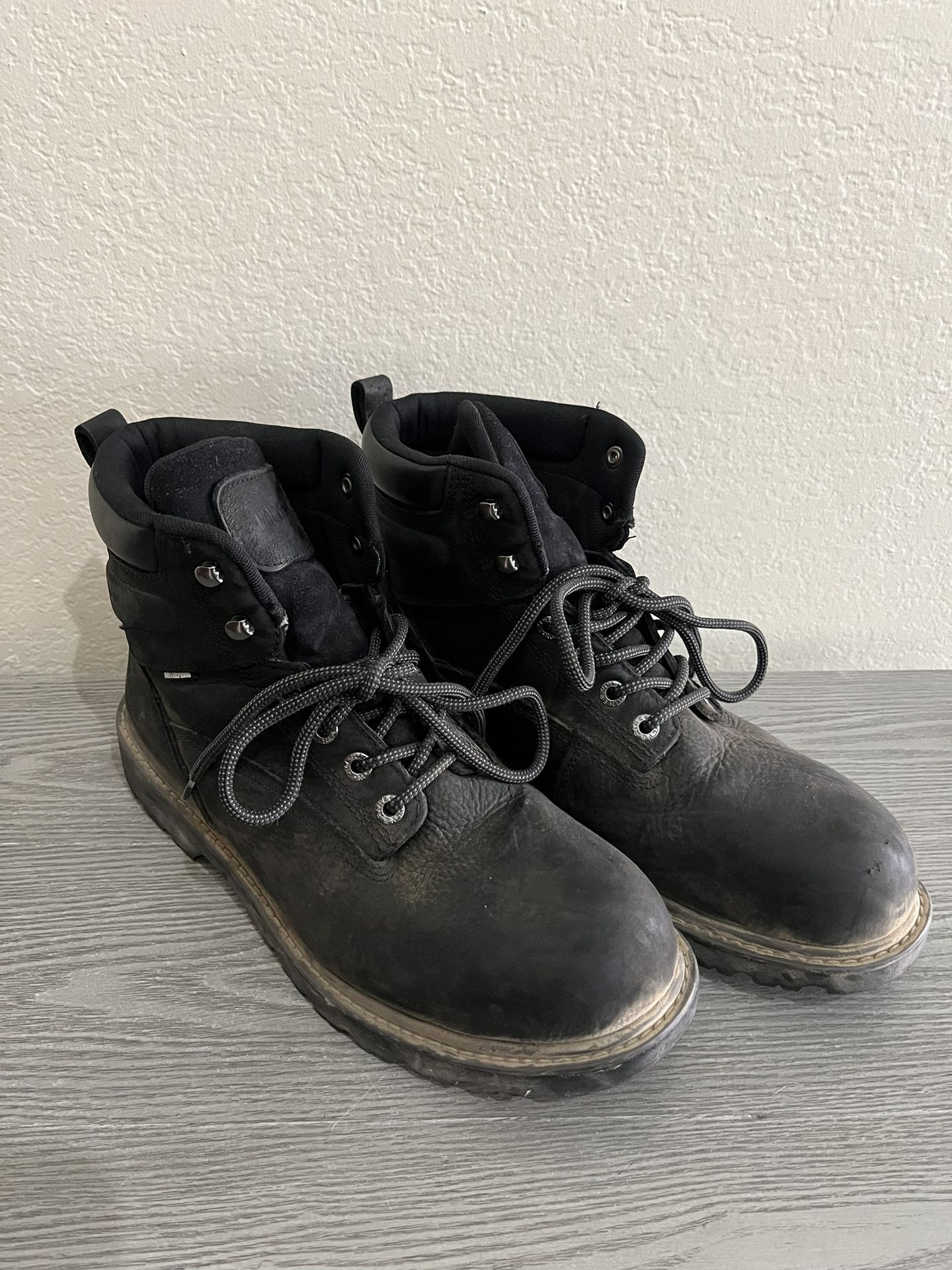 Wolverine Steel Toe Slip Resistant Black Work Boots Men’s Size 12