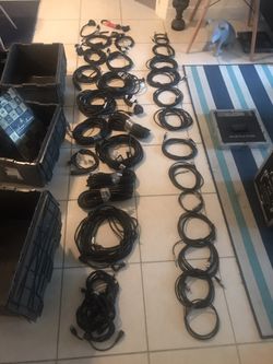 XLR CABLES and AC CORD EXTENSIONS CABLE