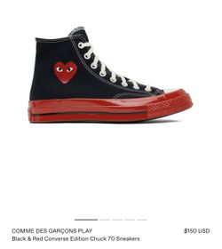 COMME DES GARÇONS PLAY CONVERSE