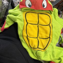 Toddler Red Raphael Costume Size 4T