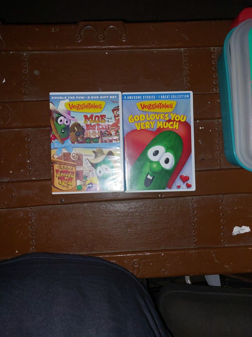 2 DVDs Veggietales