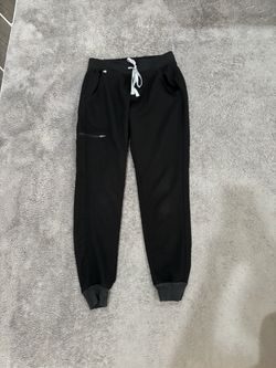 XS FIGS Black Scrub Pants