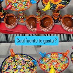 Talavera Birdbath 💥 Fountain  💥 Etsy Casamxartesanalstore 