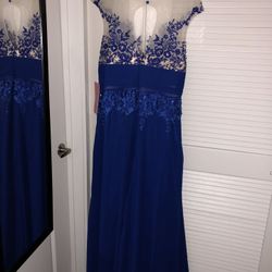 Brand New Size 16 Royal Blue Prom / Homecoming Dress