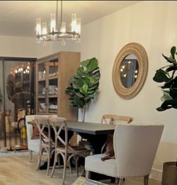 Black chandelier