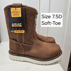 Ariat Soft Toe Work Boots Size 7.5 M