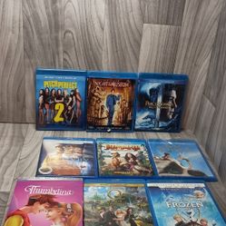 PG 9 Piece Blu-ray Movie Lot