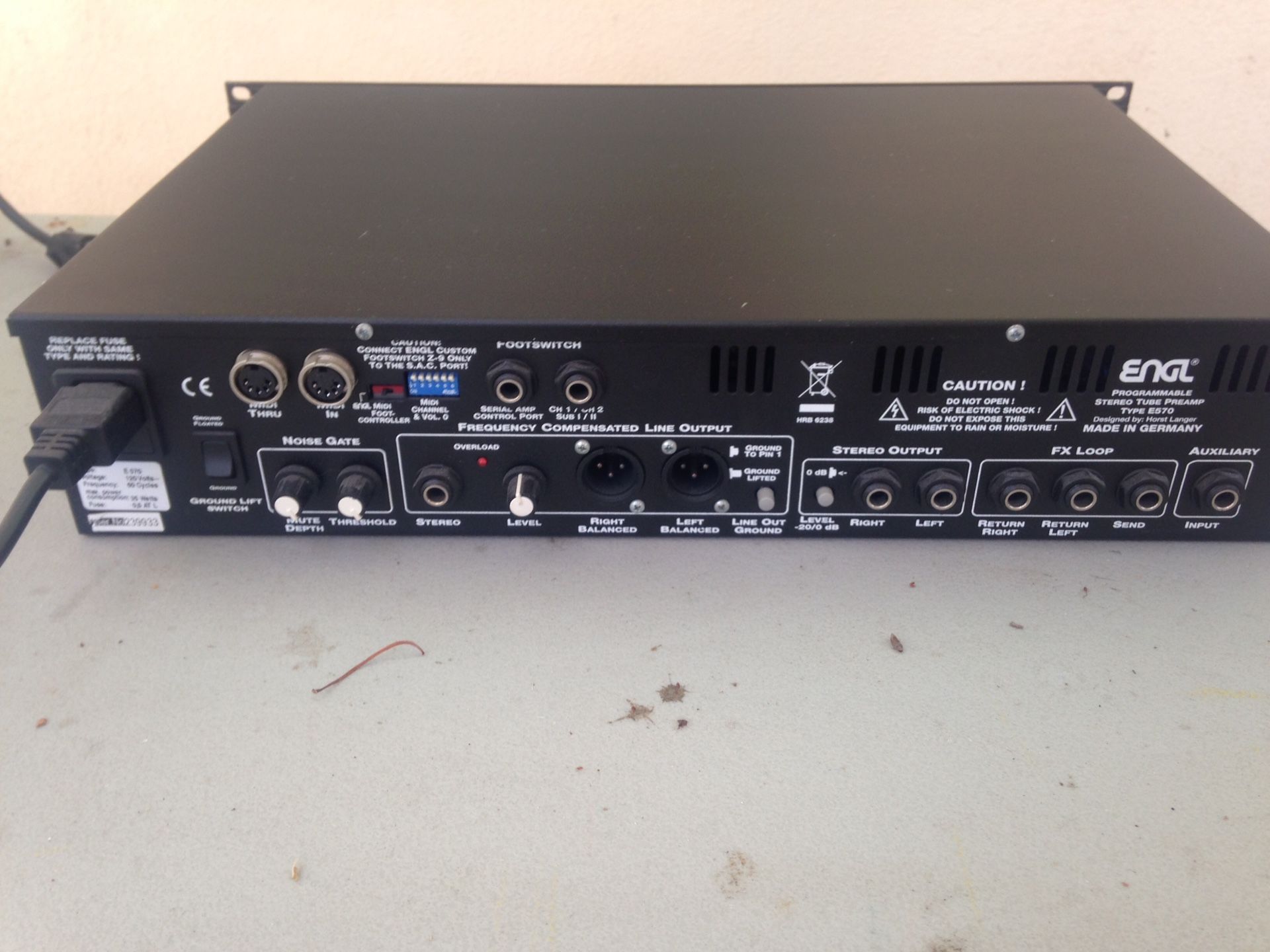 ENGL e570 Special Edition guitar preamp for Sale in San ENGL e570 Special Edition guitar preamp for Sale in San
