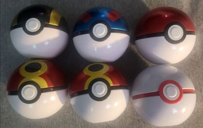 Empty Pokball Lot of (6)