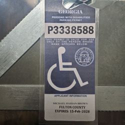 UPFRONT PARKING PASS DECAL