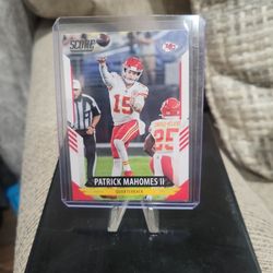 Patrick Mahomes II Score Football Card 