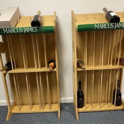 Wine Racks - 2 Beautiful Wood Wine Racks