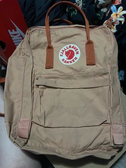 Fjällräven Backpack in peach color