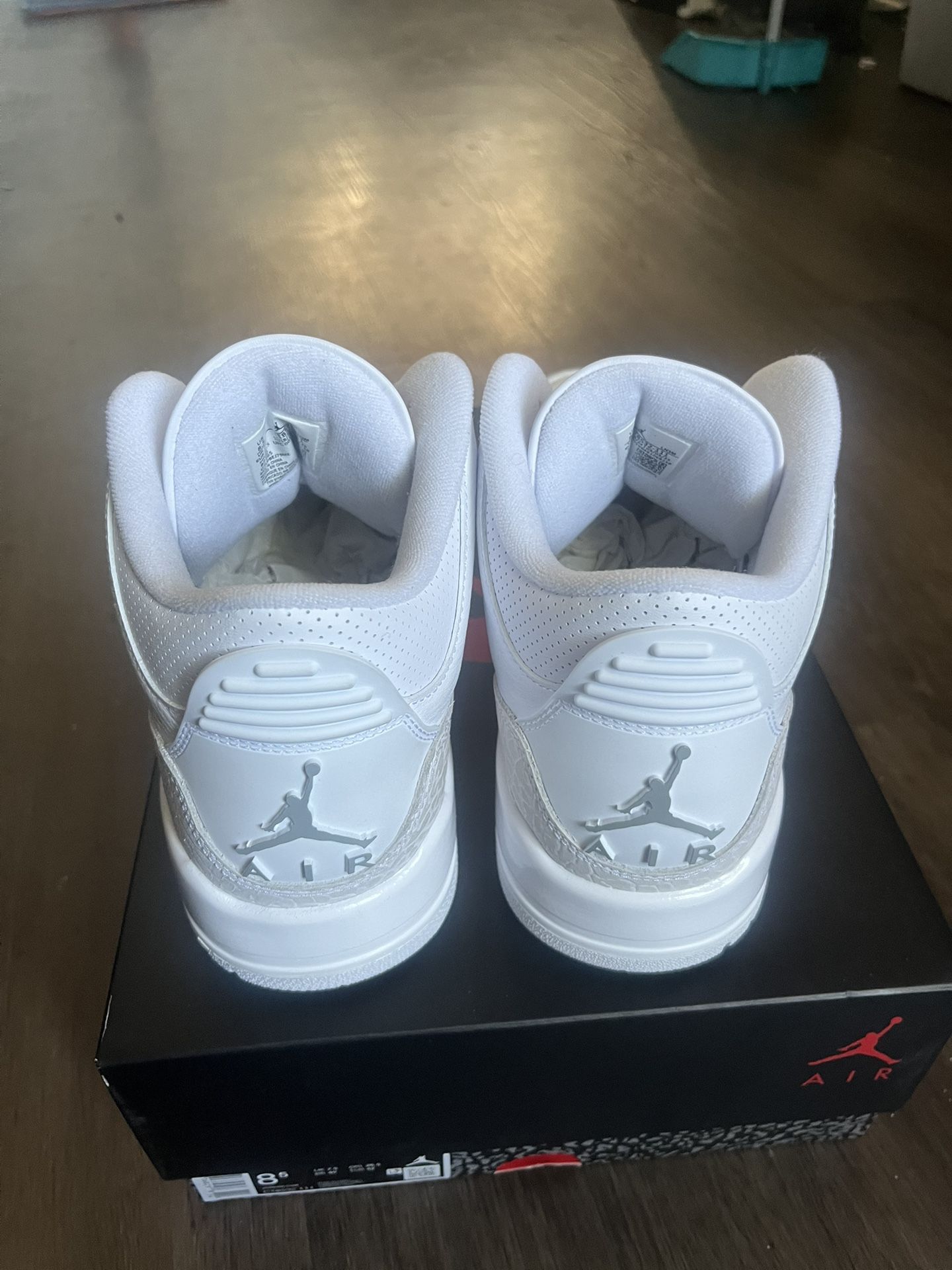 New Pure Money Jordan 3s Size 8.5 9