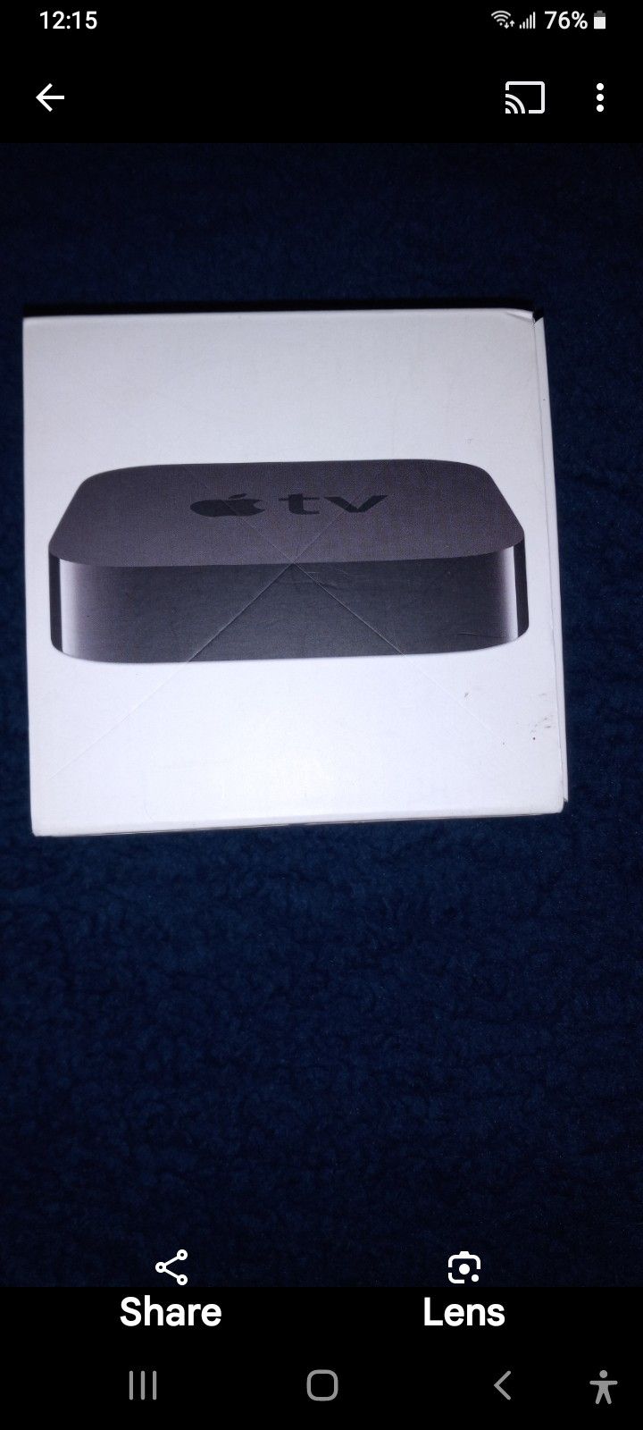 NEW - Never Used.    APPLE TV.