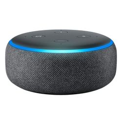 NEW IN BOX  Amazon - Echo Dot (3rd Gen) - Smart Speaker with Alexa - Charcoal