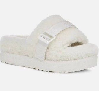 Ugg Authentic Fluffita Slides.