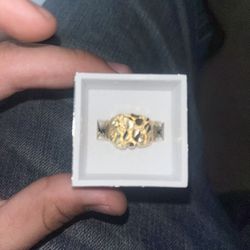14k Nugget Ring 100% Real Payed 350