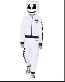 Marshmello Kids Halloween Costume Set size 8-10