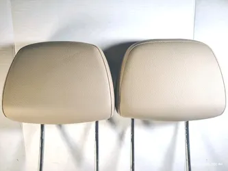 2008-2014 Mercedes C250 300 350 Dark Beige Leather LT & RT Active Headrest Set