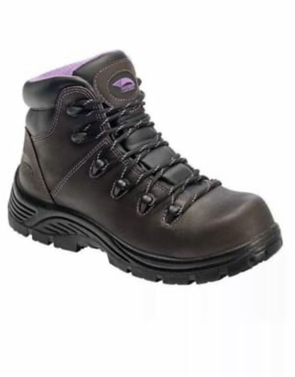 A7123 Avengers Waterproof Work Boots Safety Toe Women’s Size 7.5 MED brown leather