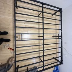 Queen size metal bed frame