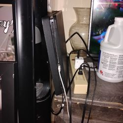 Plastation 4 With Controller And Chords