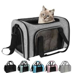 Top tasta Dog Cat Carrier Pet Carriers for Small Medium Large Cats Dogs Carrier Soft Sided Small Puppy Dog Carrier Portable Foldable Airline Approved 