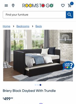 Daybed with trundle
