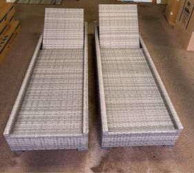 Outdoor Chaise Lounge Chair Set