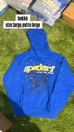 Sp5der Blue Hoodie – Here's the Slime