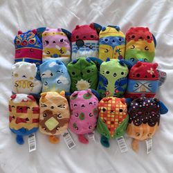 Cats vs Pickles Lot of 15 Bean Bag Plush Toys New With Tags