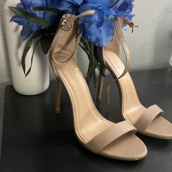 Beige Heels Size 8