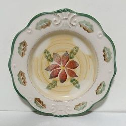 Royal Norfolk Floral With Leafs Plate Home Kitchen Decoration Accent