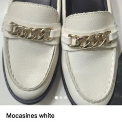 Mocasines Blancos Nuevos Size 6 Old Navy
