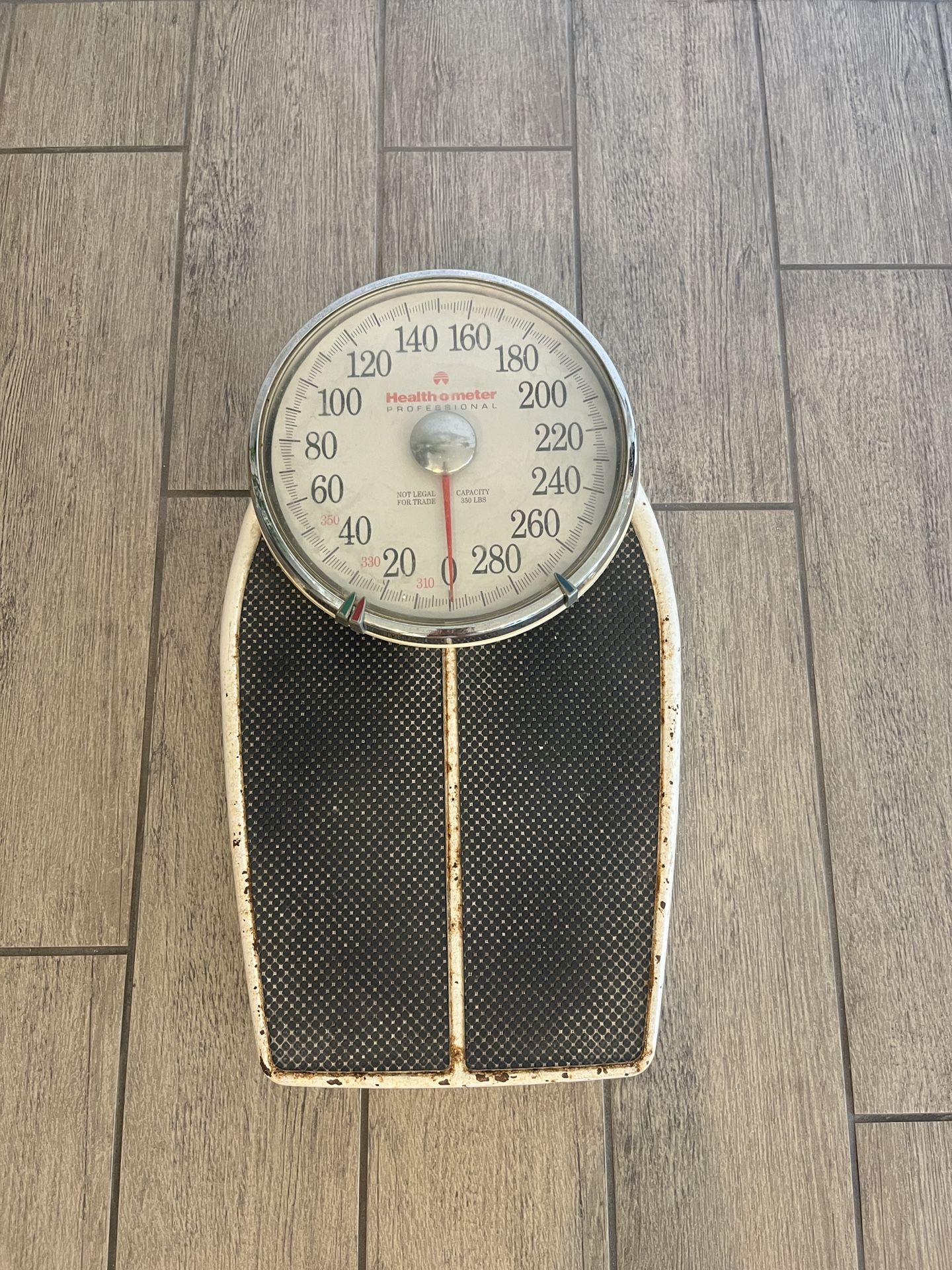 Vintage Metal Bathroom Scale