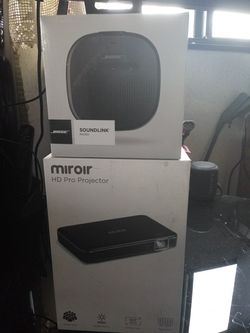 Projector and bose water proof speaker