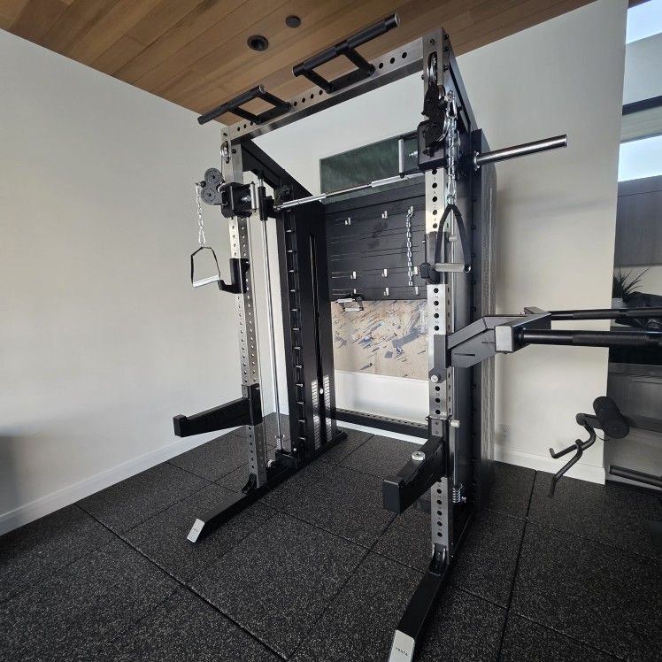 🔥NEW Vesta Pioneer 3in1 | Functional trainer | Squat Rack | Smith Machine | 200lbs weight stack | Gym Equipment | Commercial Grade | FREE DELIVERY 🚛