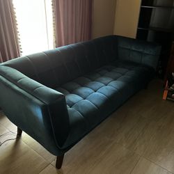 Velvet Retro Sofa
